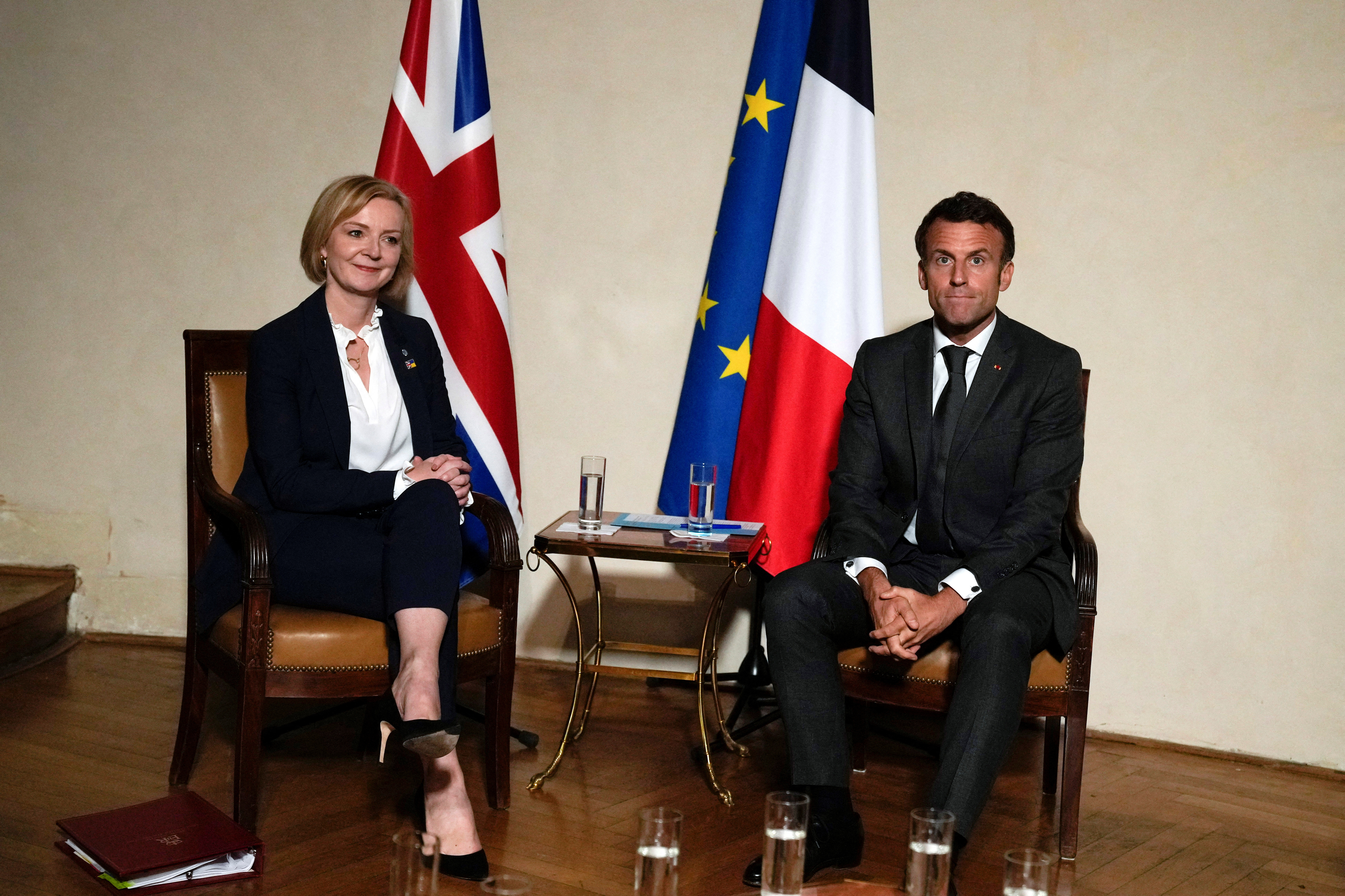 image France&#8217;s Macron is a friend, British PM Liz Truss decides
