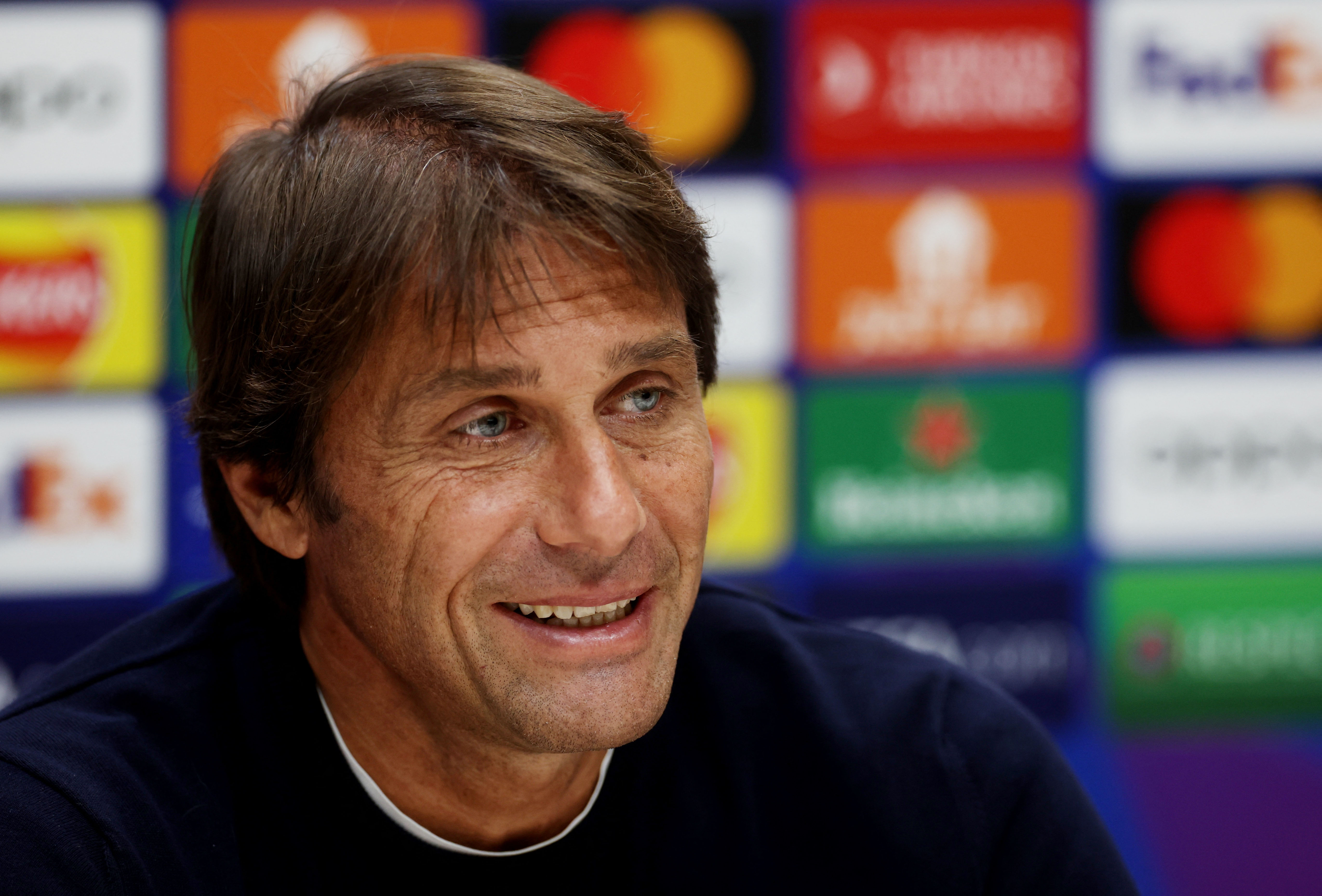 image Spurs boss Conte hails hard-working attacking trio