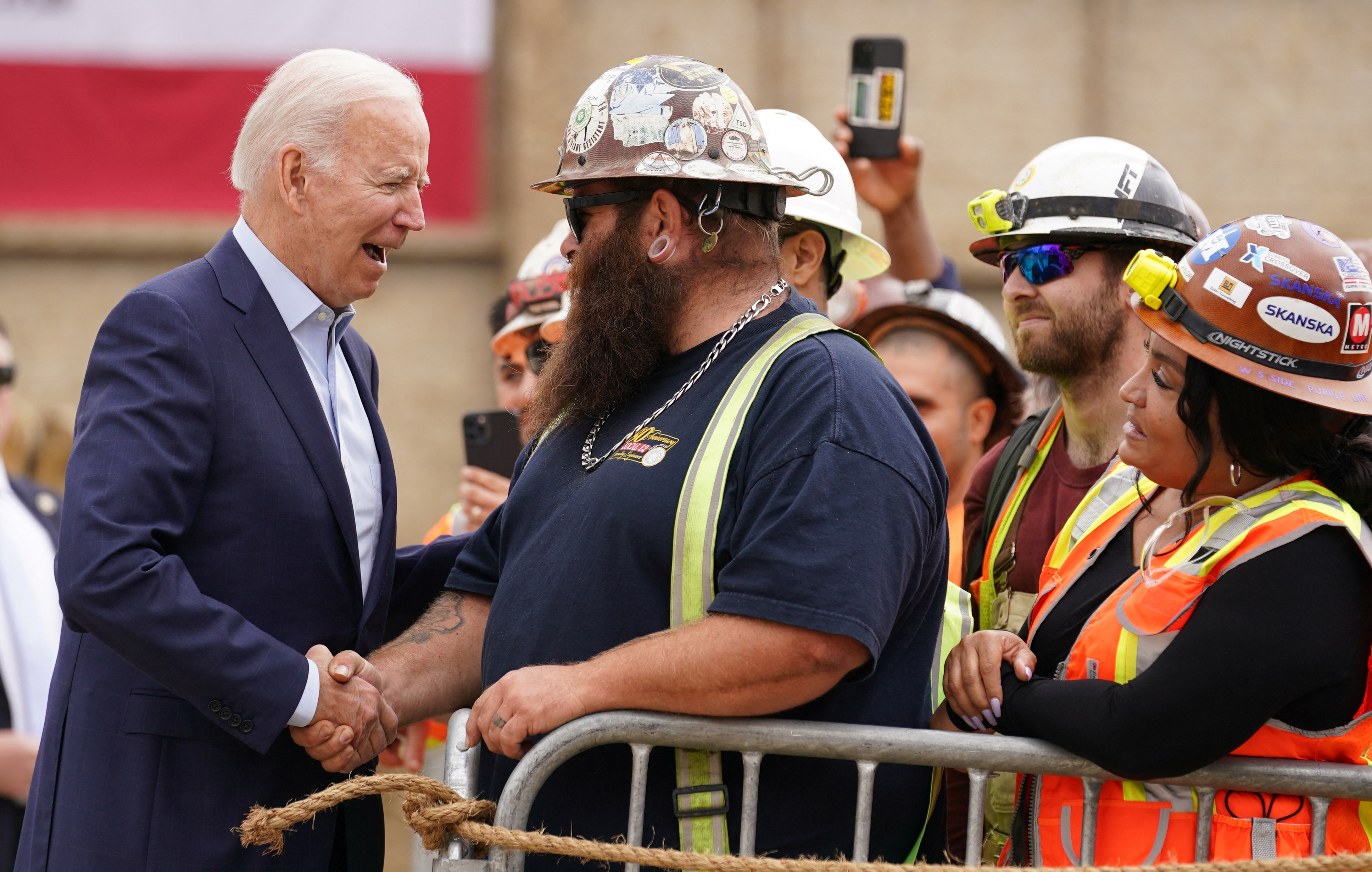 image Biden says prices &#8216;too high&#8217; as inflation rises before midterms