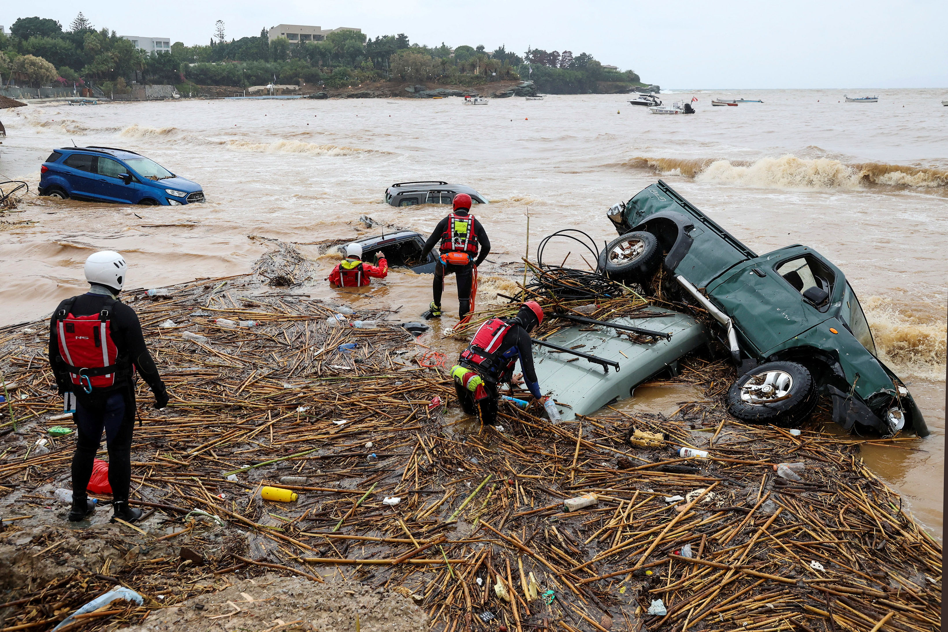 image One dead in flash floods on the Greek island of Crete