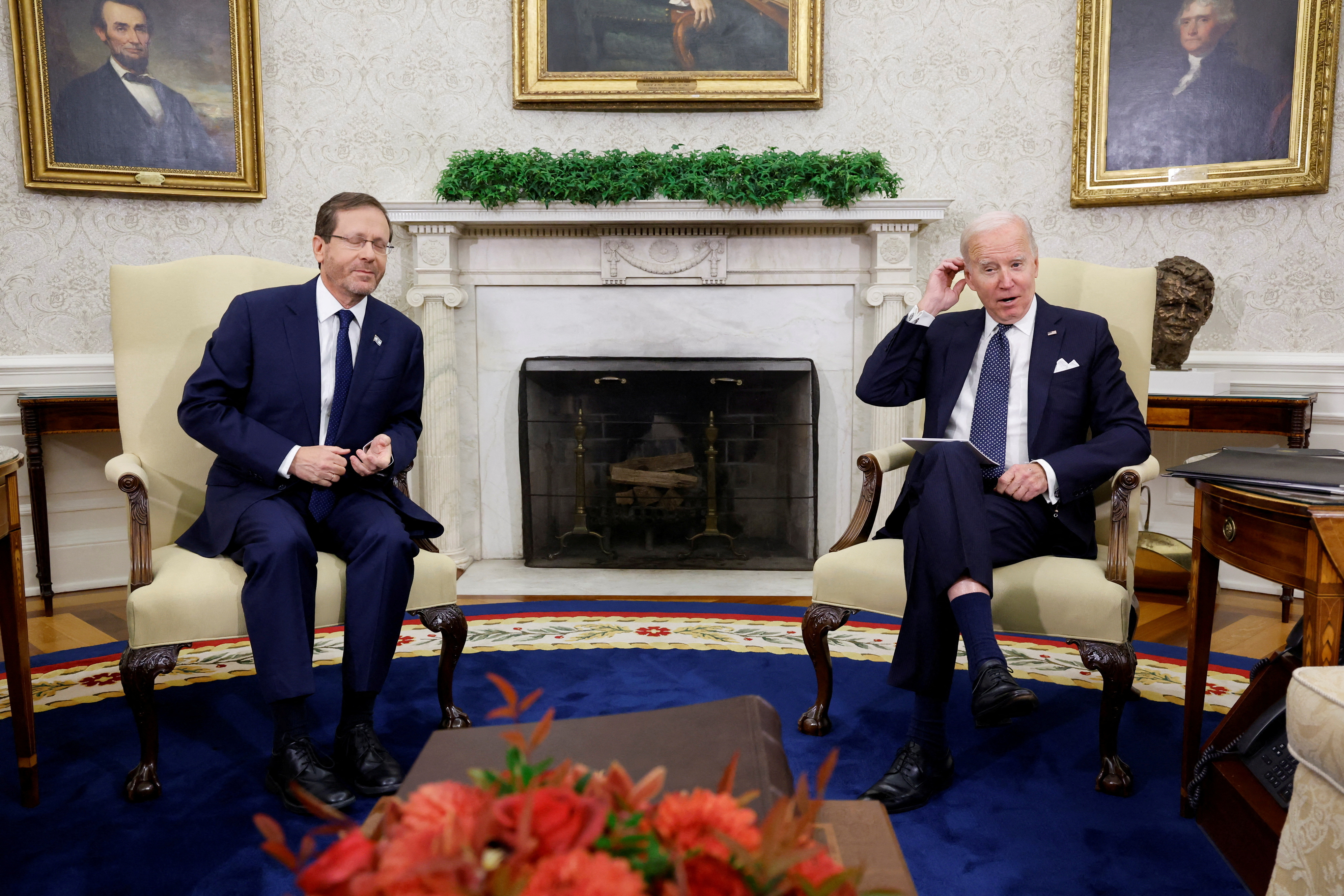 image Biden and Israel&#8217;s Herzog discuss Iran&#8217;s nuclear program