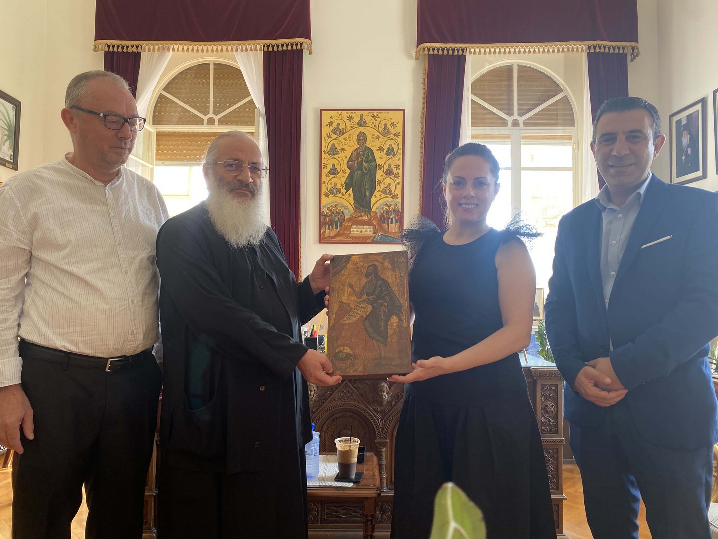 image Icon illegally taken by RAF pilot in 1974 returned to Cyprus Church