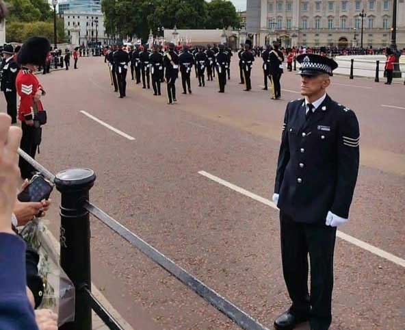 image ‘Proudest moment’, bases policeman who attended queen’s funeral