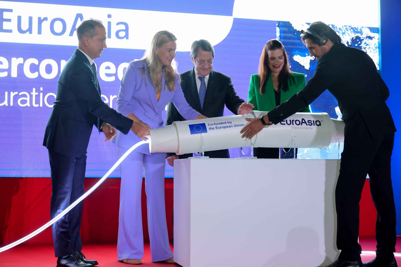 image EuroAsia Interconnector ready for construction, &#8216;historic day&#8217;, president says (Updated)
