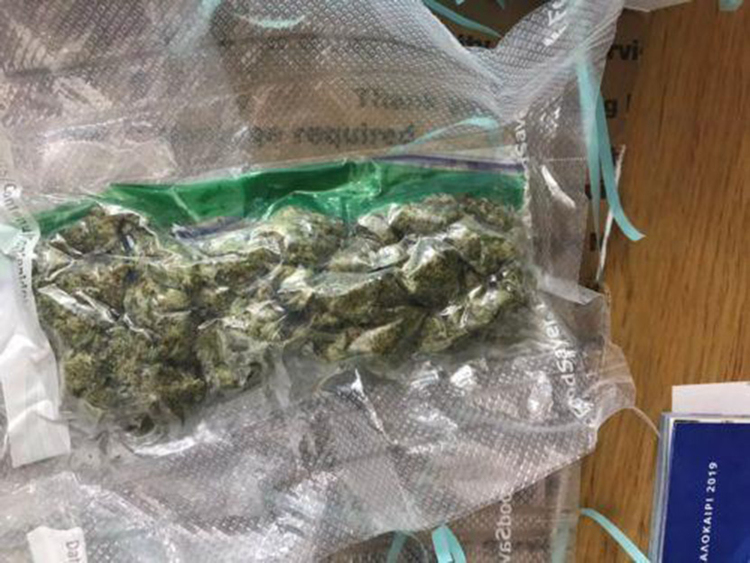image Man caught picking up cannabis stash from plastic pipe