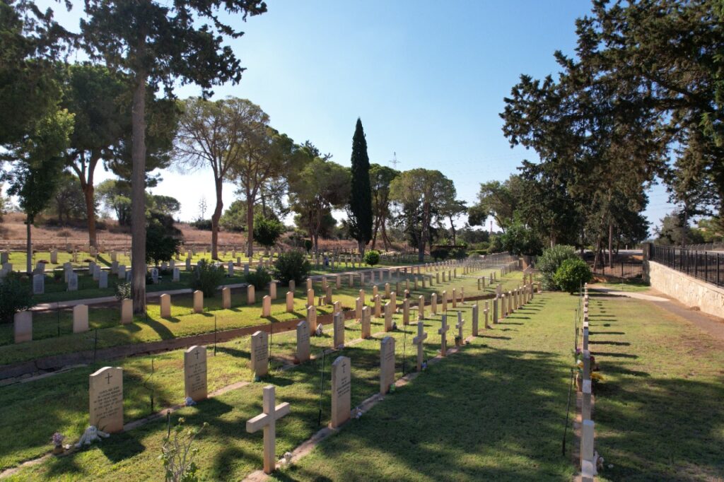 feature nick the row upon row of the baby graves in dhelelia military cemetery