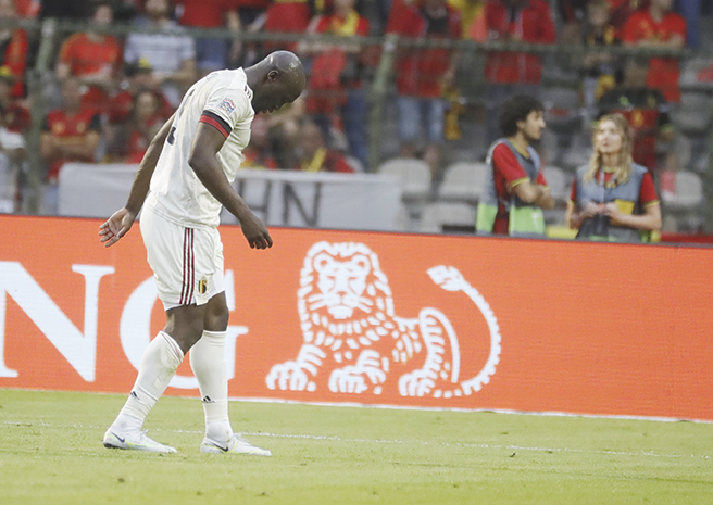 image Belgium striker Lukaku injured again three weeks before World Cup