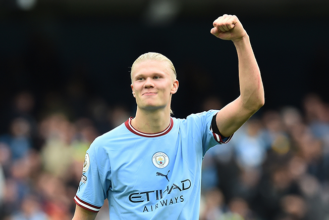 image Haaland one of the best I&#8217;ve worked with, says Guardiola