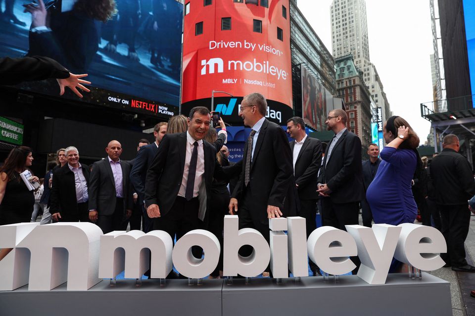 image Intel&#8217;s Mobileye unit valued at $22 bln as shares cruise higher
