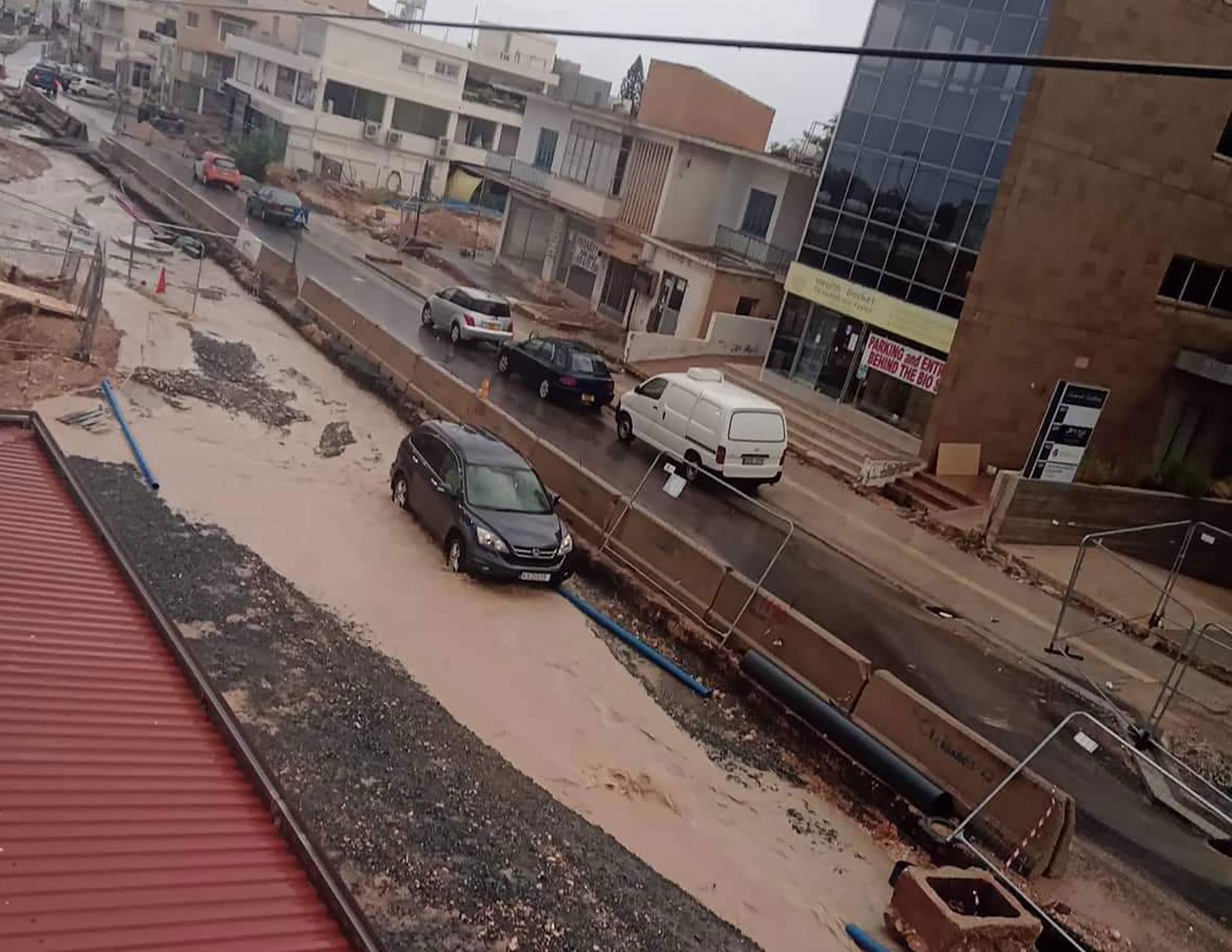 image Parts of Paphos flooded after Sunday’s storms