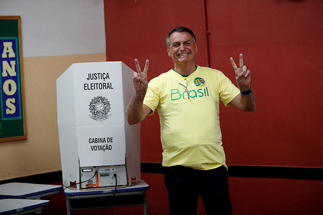image Brazil&#8217;s Bolsonaro to accept election loss in speech to nation