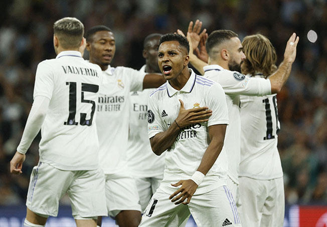 image Real Madrid thump Celtic 5-1 to qualify as group winners