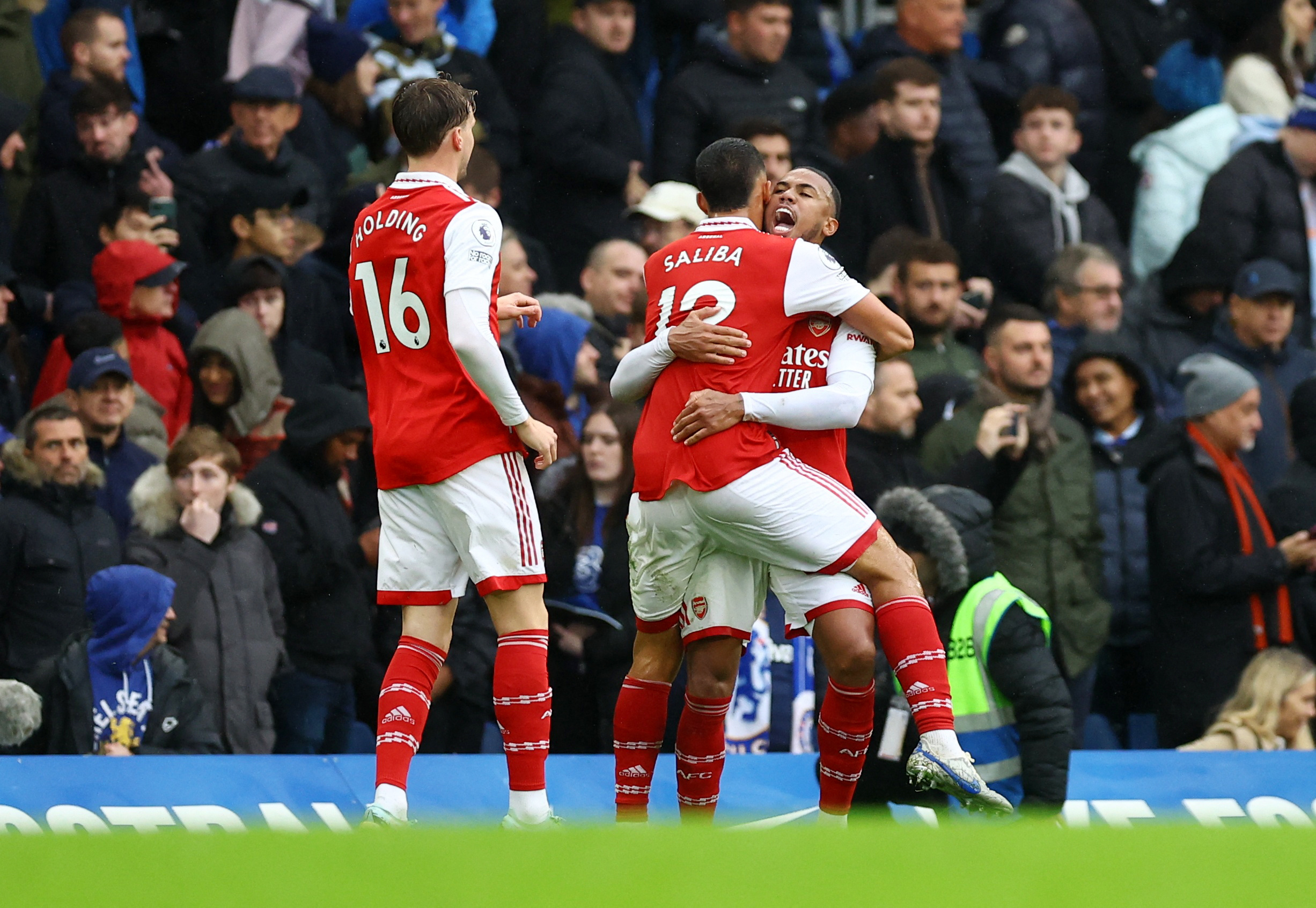 image Gabriel goal at Chelsea sends Arsenal back to the top (Updated)