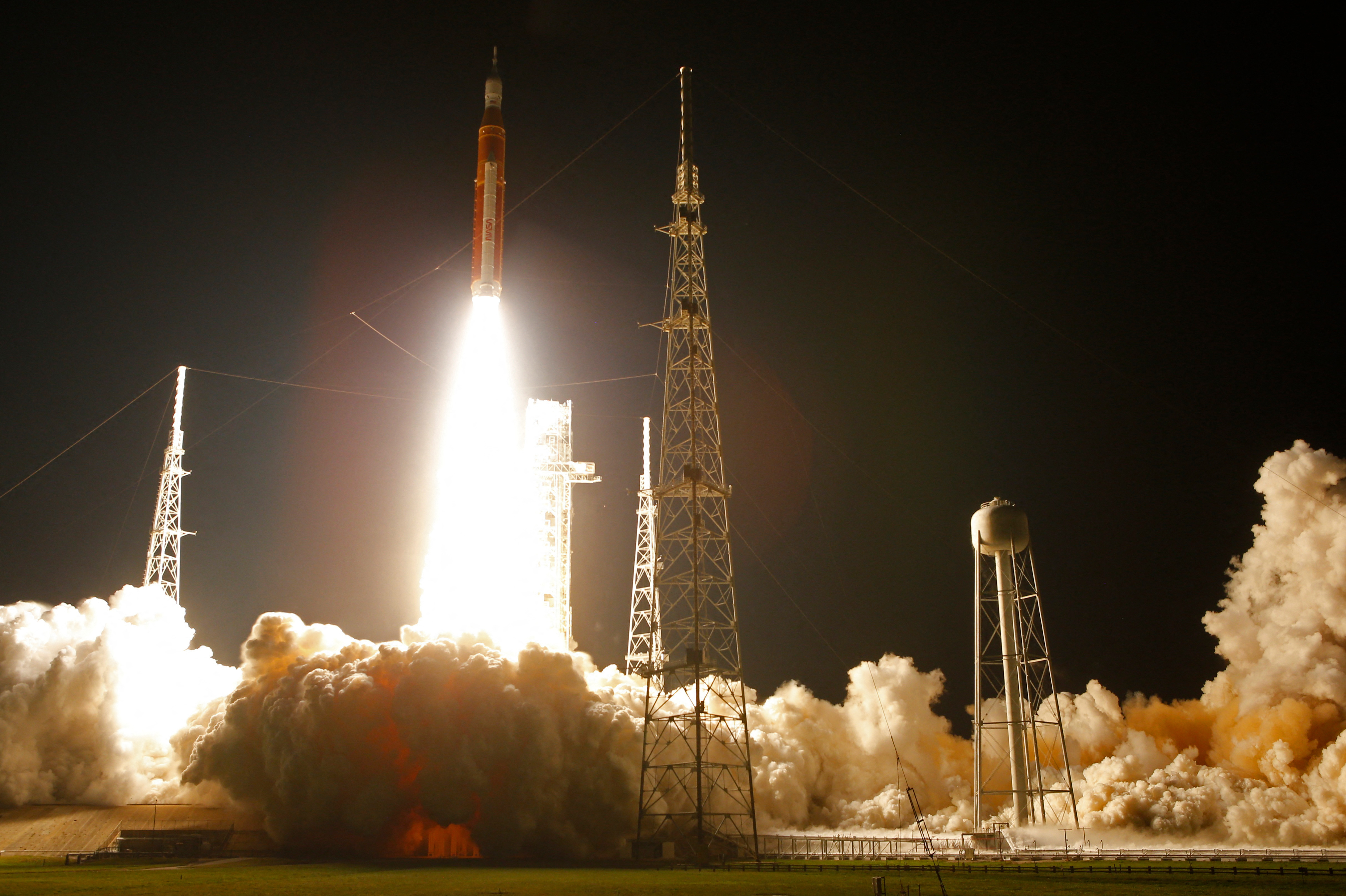 image NASA&#8217;s Artemis rocket blasts off on test flight to moon