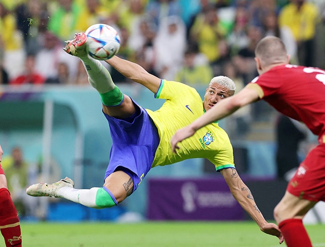 Barnlig fra nu af Pygmalion Richarlison scores spectacular volley as Brazil beat Serbia | Cyprus Mail