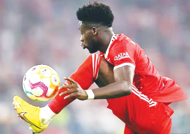 image Canada’s Davies goes from refugee camp to World Cup