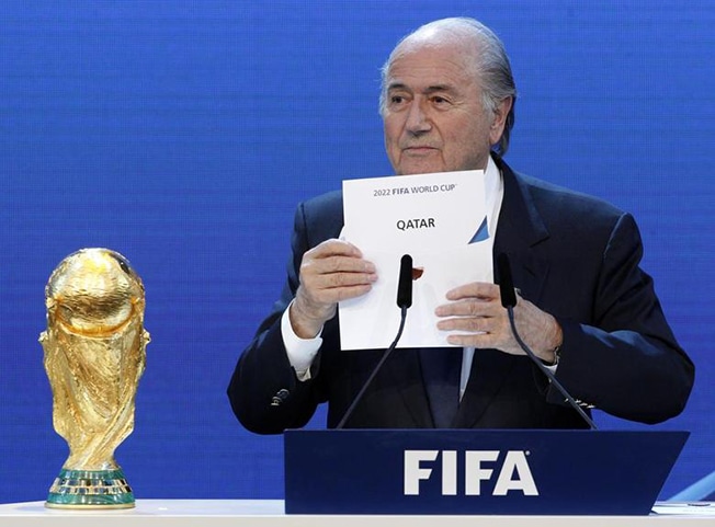 image Awarding Qatar the World Cup a mistake, says Blatter