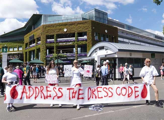 cover Wimbledon relaxes dress code to allow women to wear dark undershorts