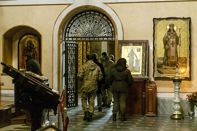 image Ukraine seeks ban on churches &#8216;affiliated&#8217; with Russia