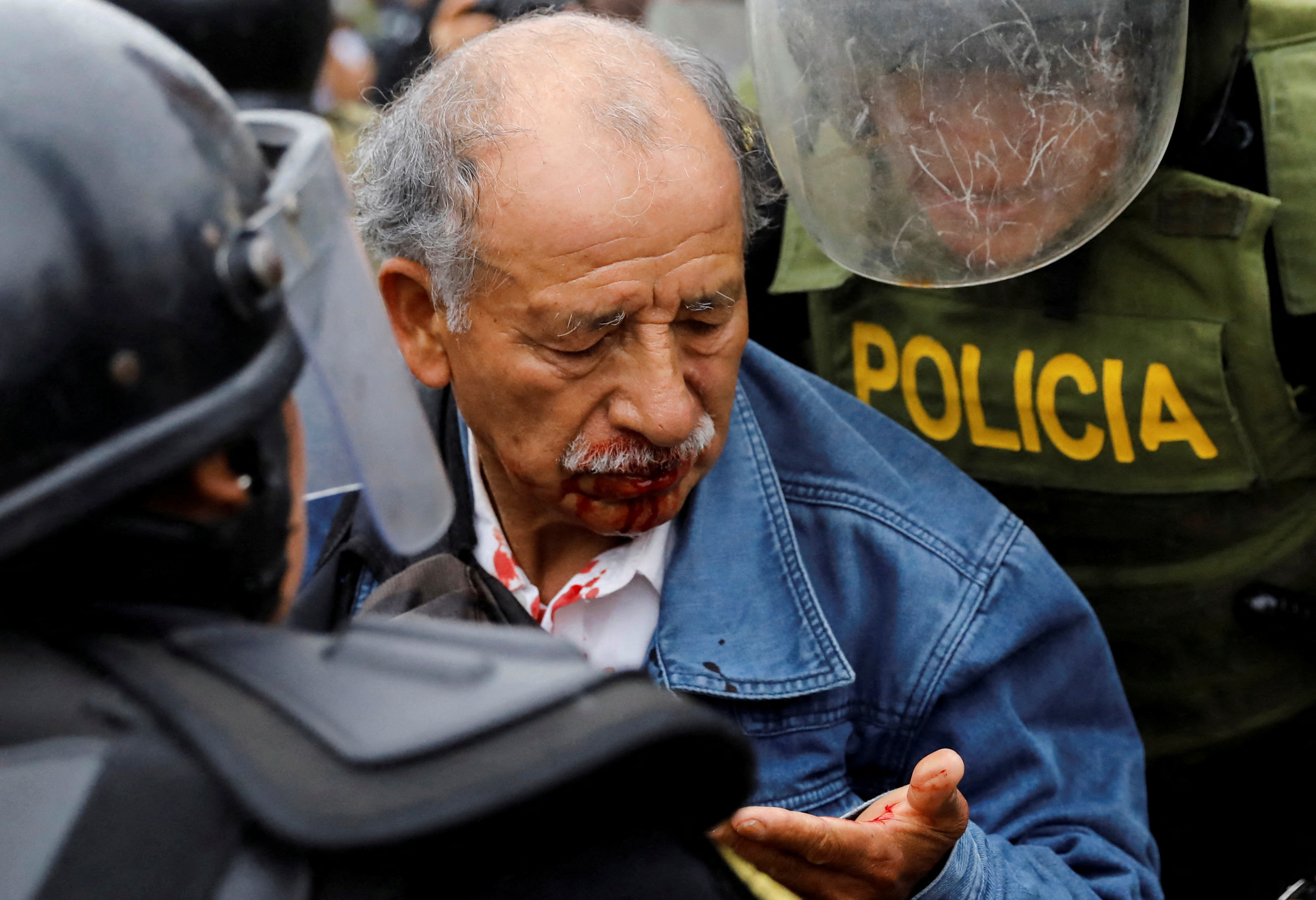 image Peru&#8217;s new president pledges early elections; three die in protests (Updated)