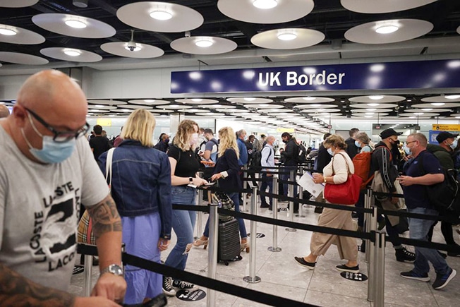 image UK minister denies passport staff strike leaving borders exposed