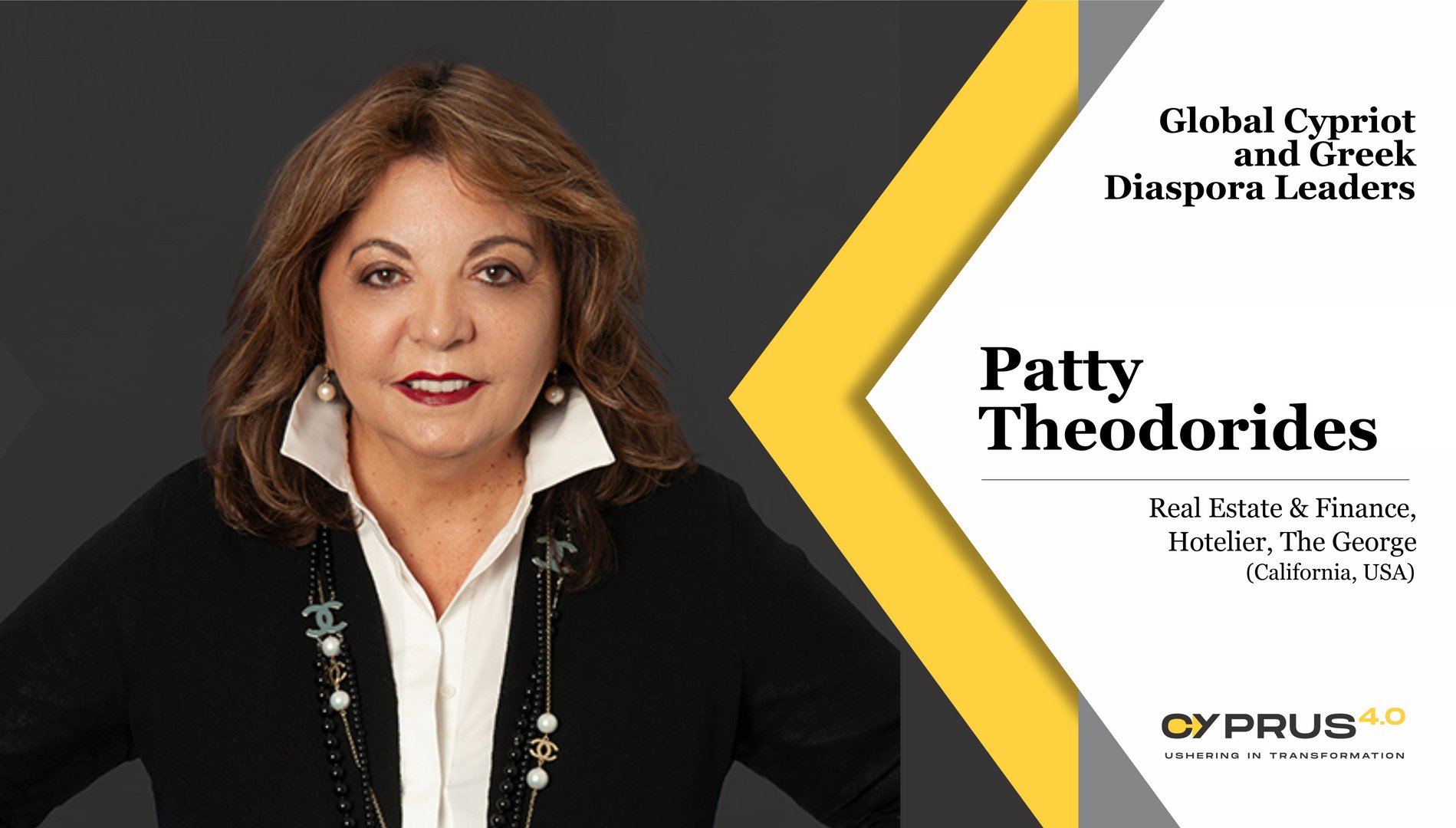 image Patty Theodorides: Real Estate &#038; Finance, Hotelier, The George (California, USA)