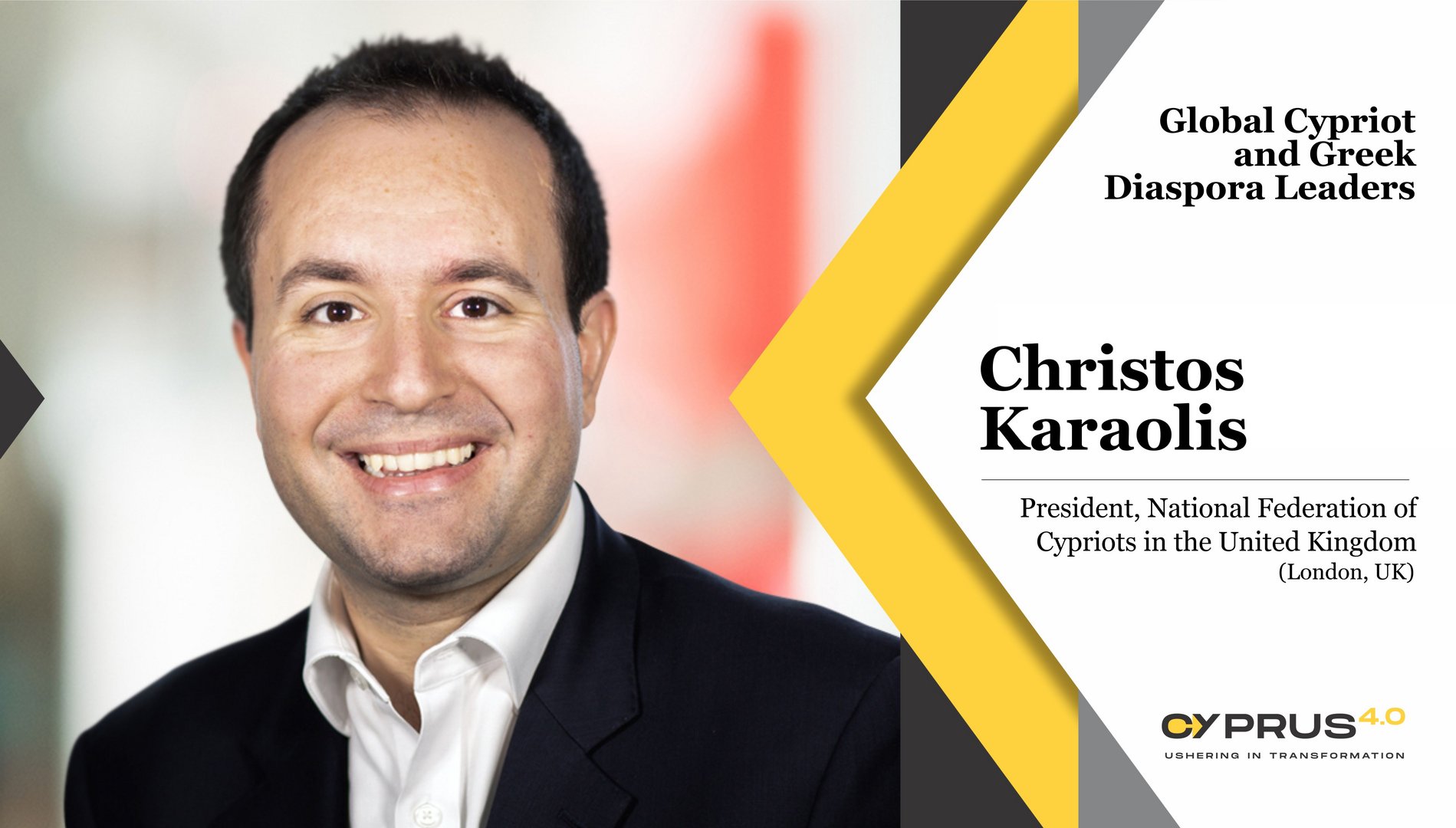 image Christos Karaolis: President, National Federation of Cypriots in the United Kingdom
