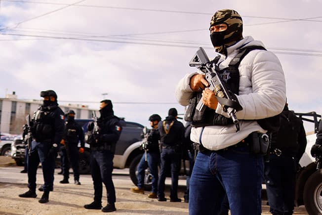 image 14 dead in armed attack on prison in Mexican border city Juarez