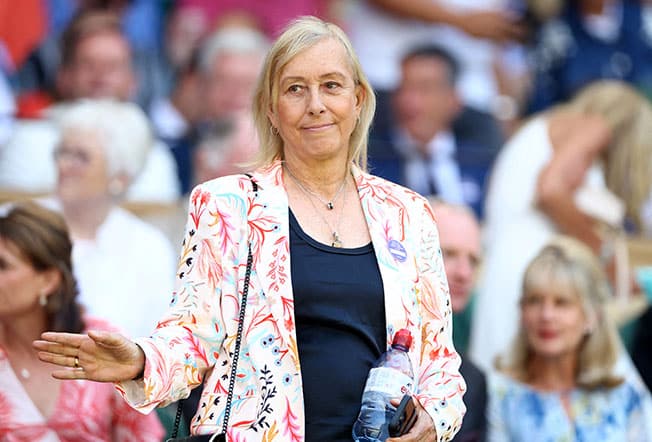cover Navratilova diagnosed with throat and breast cancer