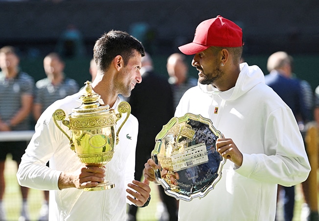cover &#8216;Frenemies&#8217; Djokovic and Kyrgios to play practice match before Australian Open