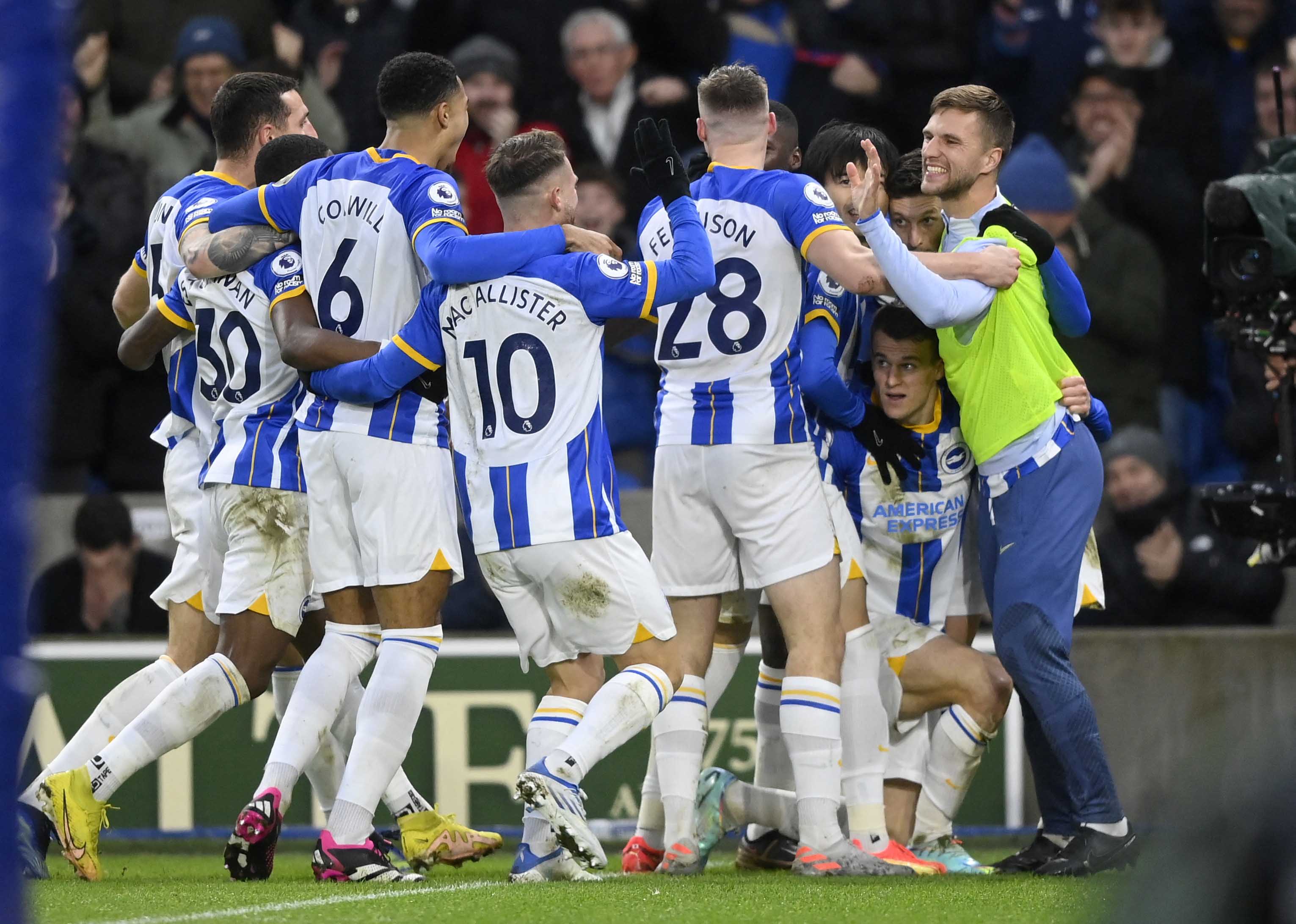 image March double gives Brighton 3-0 win over lacklustre Liverpool