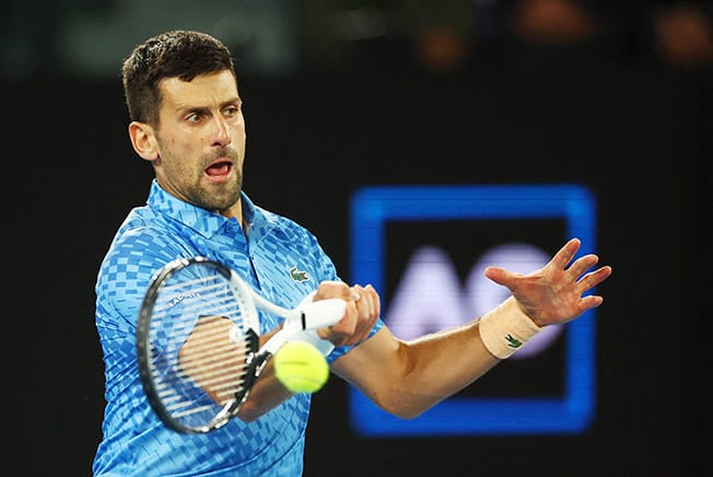 image &#8216;Worried&#8217; Djokovic through as second seeds Ruud, Jabeur bow out