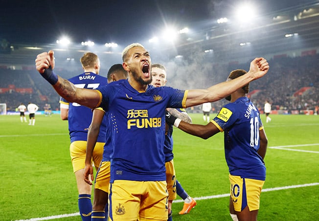 cover Joelinton gives Newcastle advantage in League Cup semi final