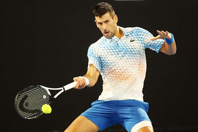 image Djokovic shrugs off dad drama to reach Australian Open final