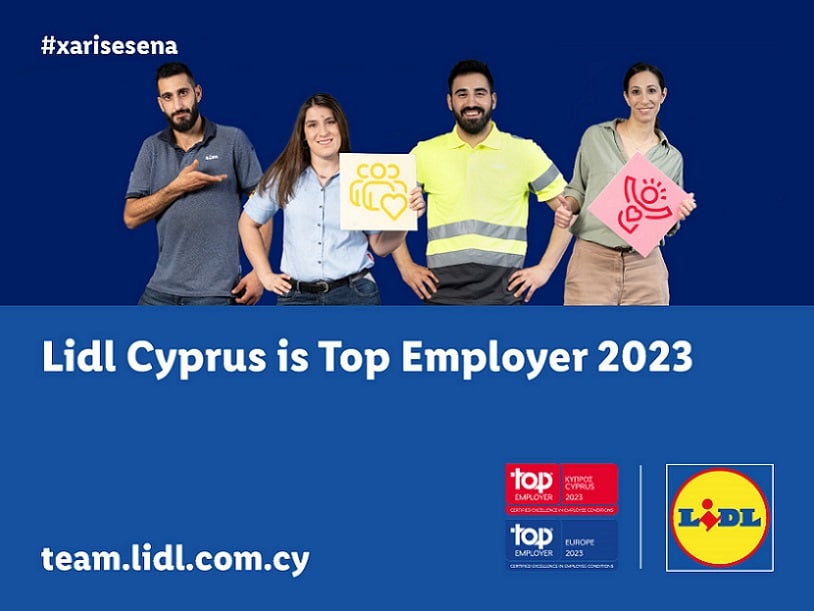 image Lidl Cyprus awarded Top Employer 2023