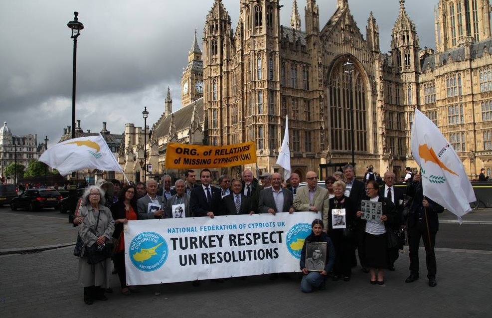 image UK Cypriots urge MPs to back reunification push