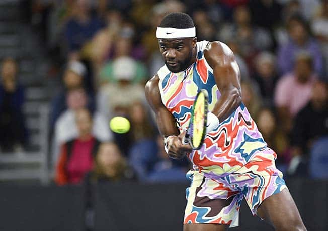image Tiafoe&#8217;s eye-catching Nike outfit not one for Britain&#8217;s Evans