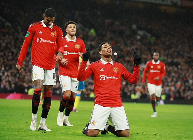 image Man United ease past Forest into League Cup final