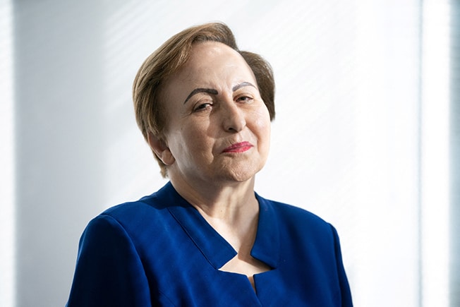 image Nobel laureate Ebadi says Iran&#8217;s &#8216;revolutionary process&#8217; is irreversible