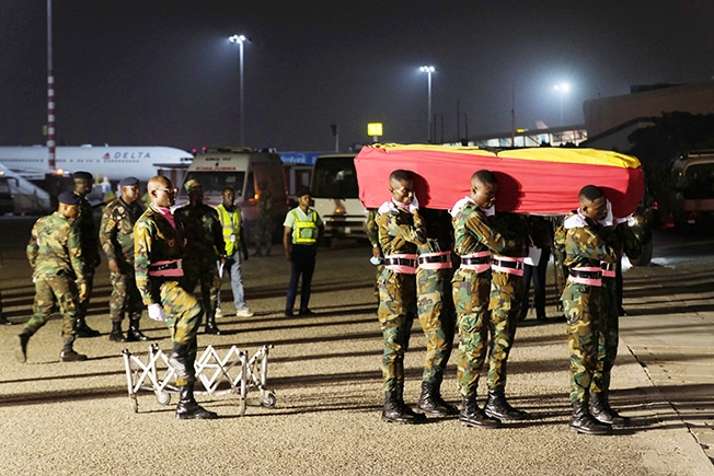 image Body of Ghana footballer Atsu arrives home in Accra