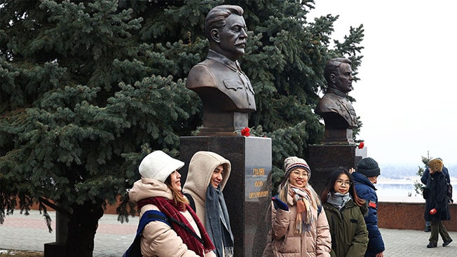 image New monument to Stalin unveiled ahead of WW2 anniversary