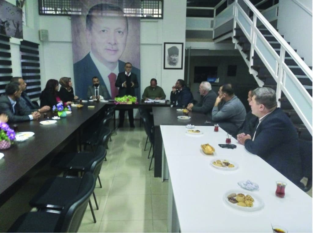 Akp representatives meeting with mukhtars in the north (ozgur gazete)