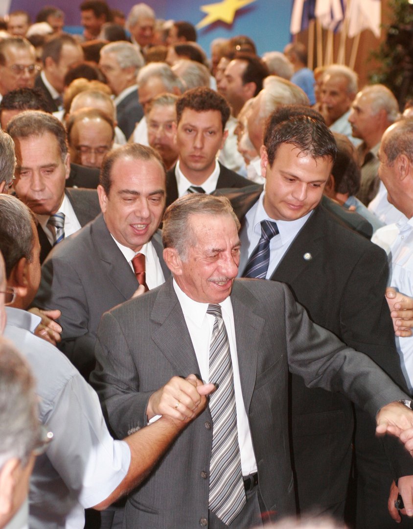 Tassos Papadopoulos was the victor in 2003 and led Greek Cypriot rejection of the Annan plan the following year