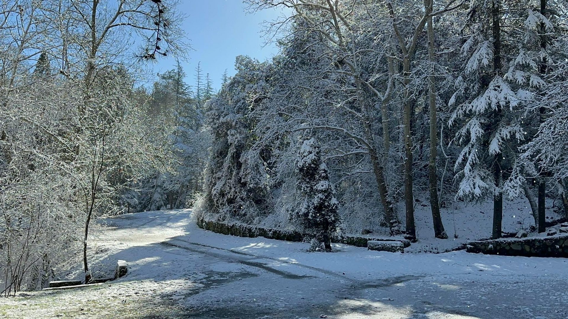 image Roads to Troodos closed again due to snowfall (Update 2)