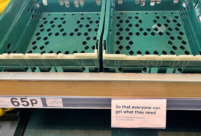 image Cold weather, bad planning to blame for UK salad crisis, Spain says