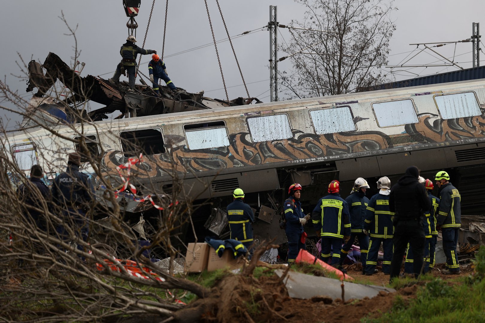 image &#8220;I heard a bang, then chaos&#8221; -Greece train crash survivors