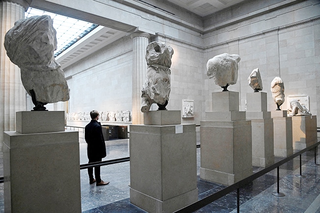 image Sunak rules out law change for return of Parthenon marbles