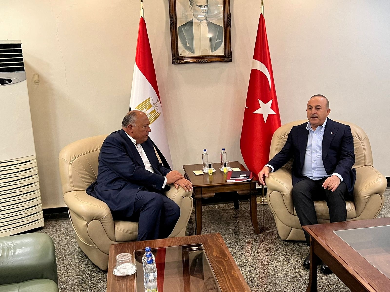 image Top Turkish diplomat to visit Egypt after a decade of tension