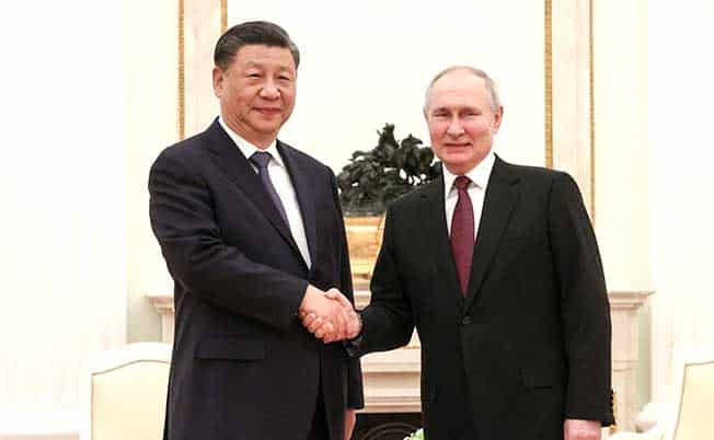image &#8216;Dear friends&#8217; Xi and Putin meet in Moscow as Ukraine war rages