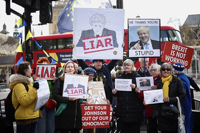 image Battling Boris says &#8216;hand on heart &#8230; I did not lie&#8217;